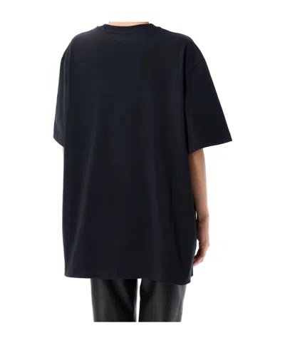 Attico Oversized T Shirt In Black