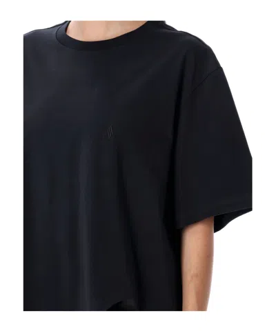 Attico Oversized T Shirt In Black