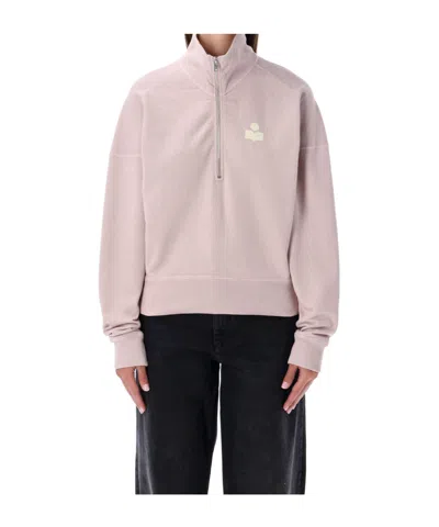 Isabel Marant Étoile Isabel Marant Etoile Marant Étoile Zip Sweatshirt In Pink
