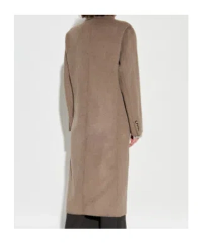 Rag & Bone Vasso Double Breasted Wool Blend Coat In Brown