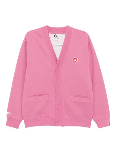 Aape By A Bathing Ape Button-up Cardigans In Pink