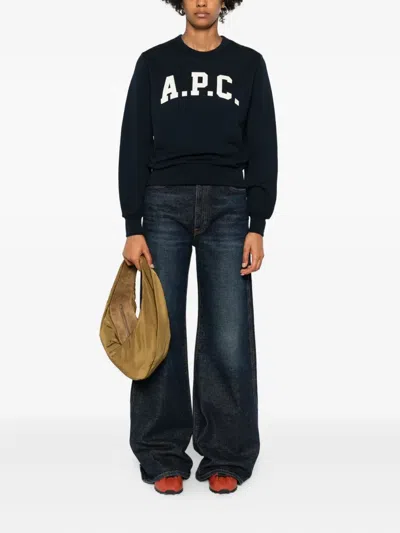 Apc A.p.c. Sweatshirt In Blue