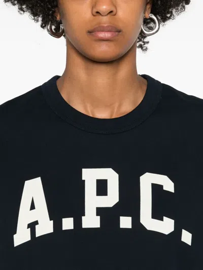 Apc A.p.c. Sweatshirt In Blue