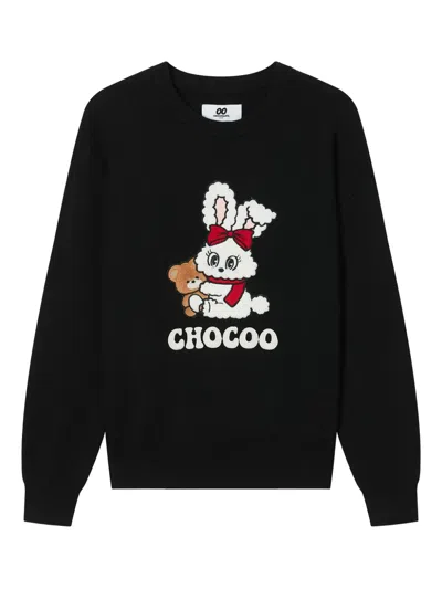 TEDDY BEAR 小兔刺绣毛衣