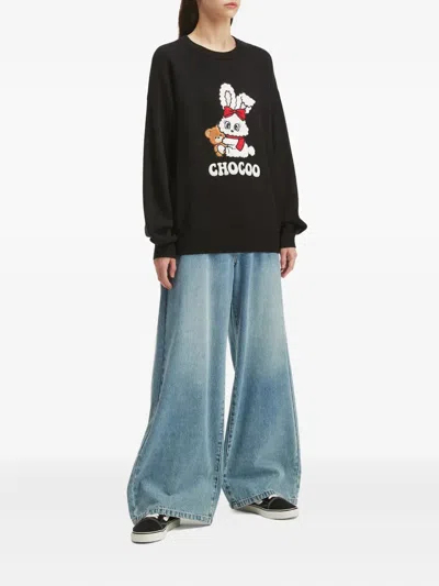 TEDDY BEAR 小兔刺绣毛衣