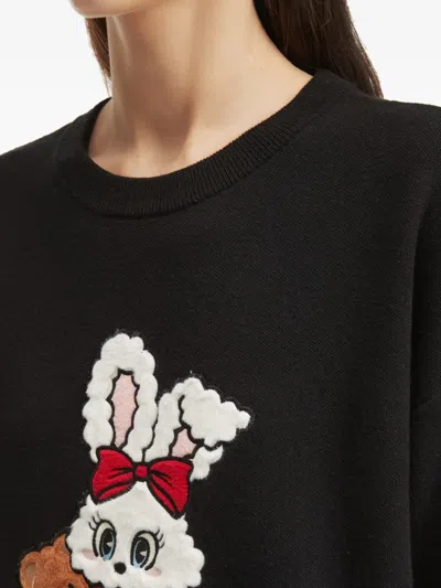 TEDDY BEAR 小兔刺绣毛衣