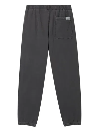 Izzue Elasticated-cuff Track Pants In Gray