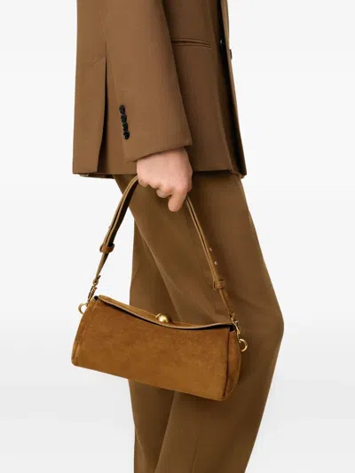 Ami Alexandre Mattiussi Ami Paris Women Rettangolare Borsa A Spalla In Brown