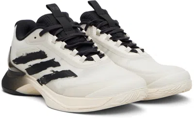 Y-3 Gray Us Open Avacourt 2 Sneakers In White