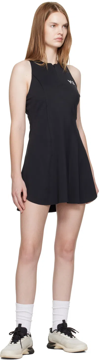 Y-3 Black Day Dress With Minimalist Design In Black