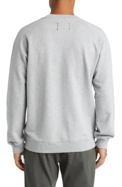 Reigning Champ Midweight Terry Standard Crewneck Sweatshirt In Gray