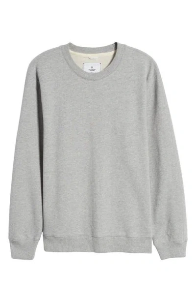 Reigning Champ Midweight Terry Standard Crewneck Sweatshirt In Gray