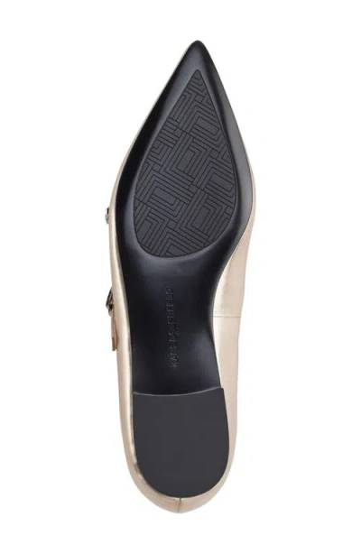 Karl Lagerfeld Women's Veyda Mary Jane Pointed Toe Flats In Gold