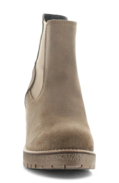 Bos. & Co. Mercy Waterproof Zip Bootie In Brown