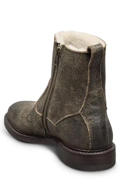 Allen Edmonds Tompkins Genuine Shearling Lined Boot In Brown