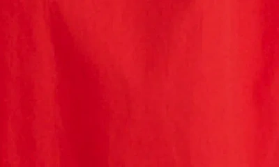 Madewell Smocked Cotton Poplin Maxi Dress In Red