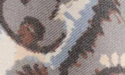 Vince Camuto Rosette Colorblock Supersoft Square Scarf In Brown