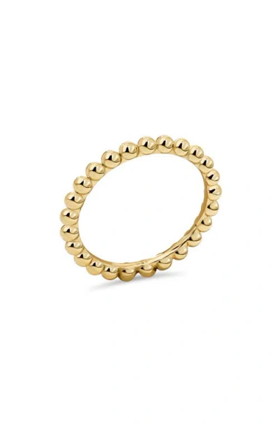 Devata Beaded Ball Ring In Gold