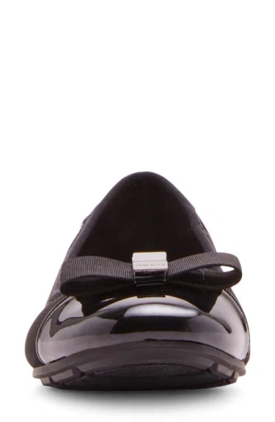 Anne Klein Alive Cap Toe Flat In Brown