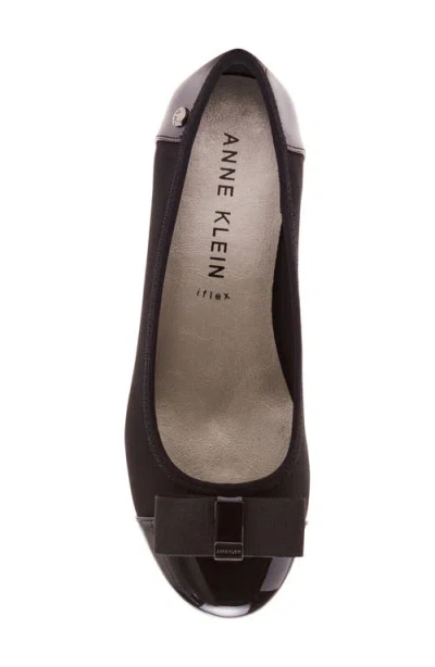 Anne Klein Alive Cap Toe Flat In Brown