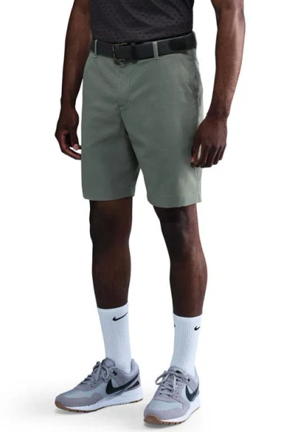 Nike Golf Dri-fit 8-inch Water Repellent Chino Golf Shorts In Gray