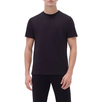 Bugatchi Hank Solid Pima Cotton T-shirt In Black