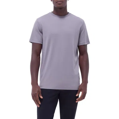 Bugatchi Hank Solid Pima Cotton T-shirt In Gray