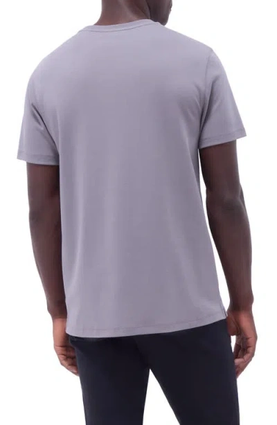 Bugatchi Hank Solid Pima Cotton T-shirt In Gray