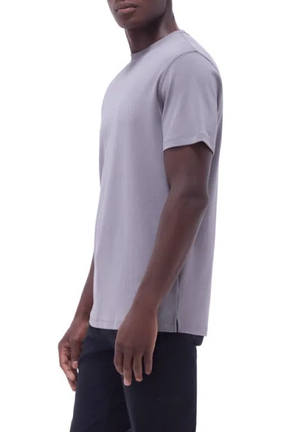 Bugatchi Hank Solid Pima Cotton T-shirt In Gray
