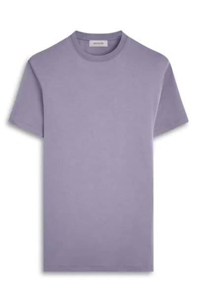 Bugatchi Hank Solid Pima Cotton T-shirt In Gray