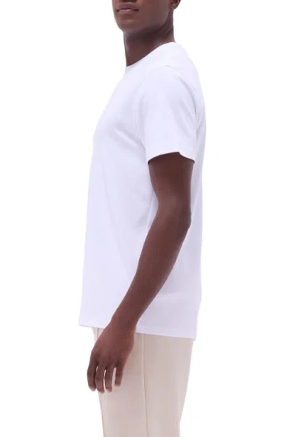 Bugatchi Hank Solid Pima Cotton T-shirt In White
