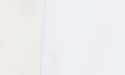 Stella Mccartney Satin Paneled Oversized Shirt In White