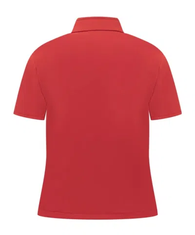 Courrèges Zipped Interlock Top In Red