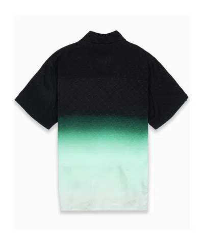 Casablanca Shirt With All-over Monogram Print In Multi