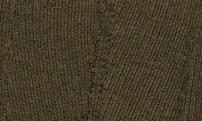 Cecilie Bahnsen Bessie Seamless Merino Wool Cardigan In Green