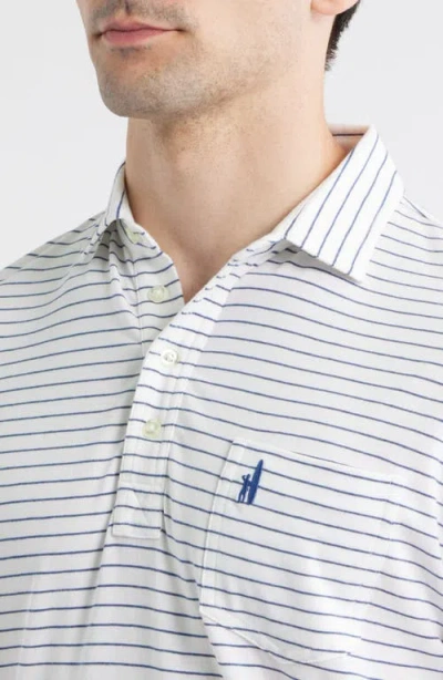 Johnnie-o Ryan Stripe Polo In Multi