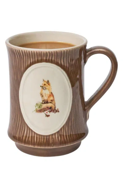 Juliska Forest Walk Fox Mug In Brown
