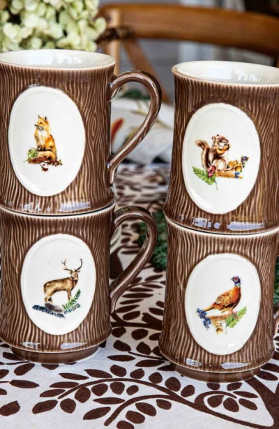 Juliska Forest Walk Fox Mug In Brown