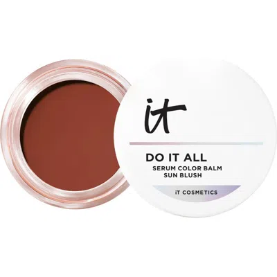 It Cosmetics Do It All Serum Color Balm Sun Cream Blush & Bronzer - Sun Rush