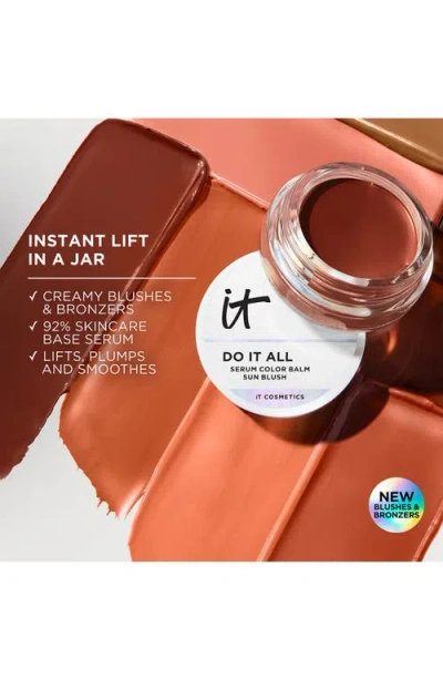 It Cosmetics Do It All Serum Color Balm Sun Cream Blush & Bronzer - Sun Rush