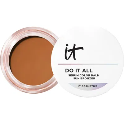 It Cosmetics Do It All Serum Color Balm Sun Cream Blush & Bronzer - Sun Bronze