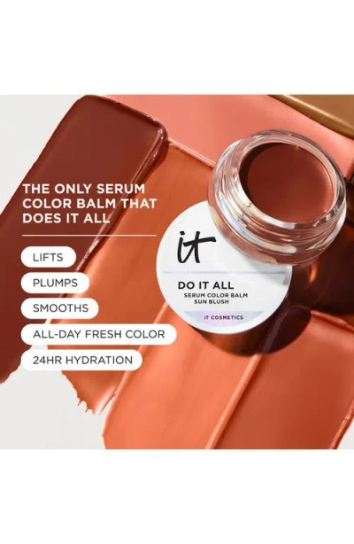 It Cosmetics Do It All Serum Color Balm Sun Cream Blush & Bronzer - Sun Bronze