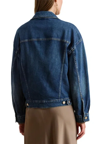 Ralph Lauren Women's Denim Trucker Jacket In Blue