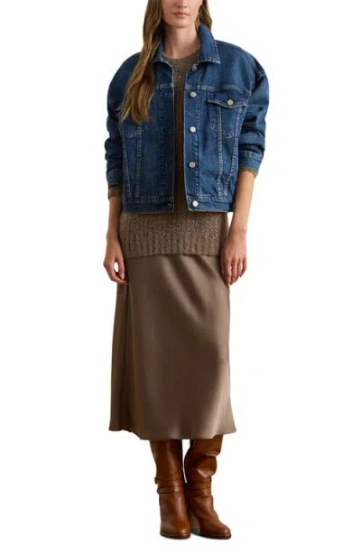 Ralph Lauren Women's Denim Trucker Jacket In Blue