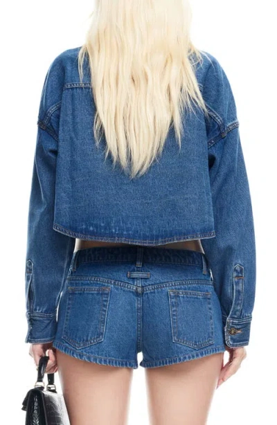 Lioness Sundrenched Shirt Mid Wash In Blue