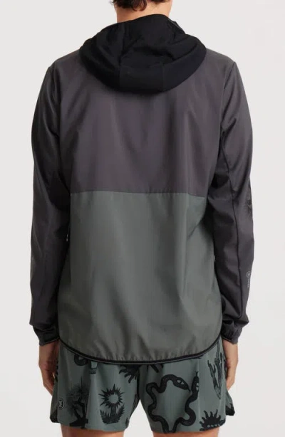 Roark Second Wind Water Resistant Hooded Jacket In Gray