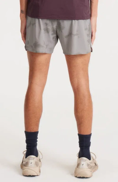 Roark Alta 5 Drawstring Shorts In Gray