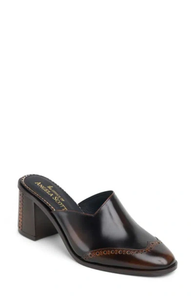 The Office Of Angela Scott Ms. Johanna Wingtip Mule In Brown