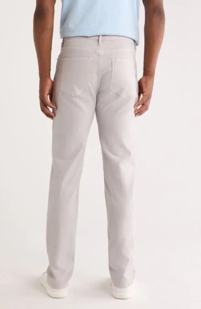 Marine Layer Flex Slim Straight Leg Stretch Twill Pants In Gray