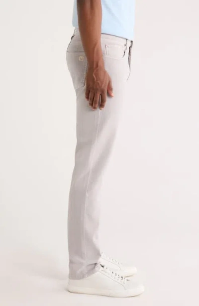 Marine Layer Flex Slim Straight Leg Stretch Twill Pants In Gray